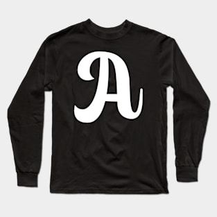 Letter A Long Sleeve T-Shirt